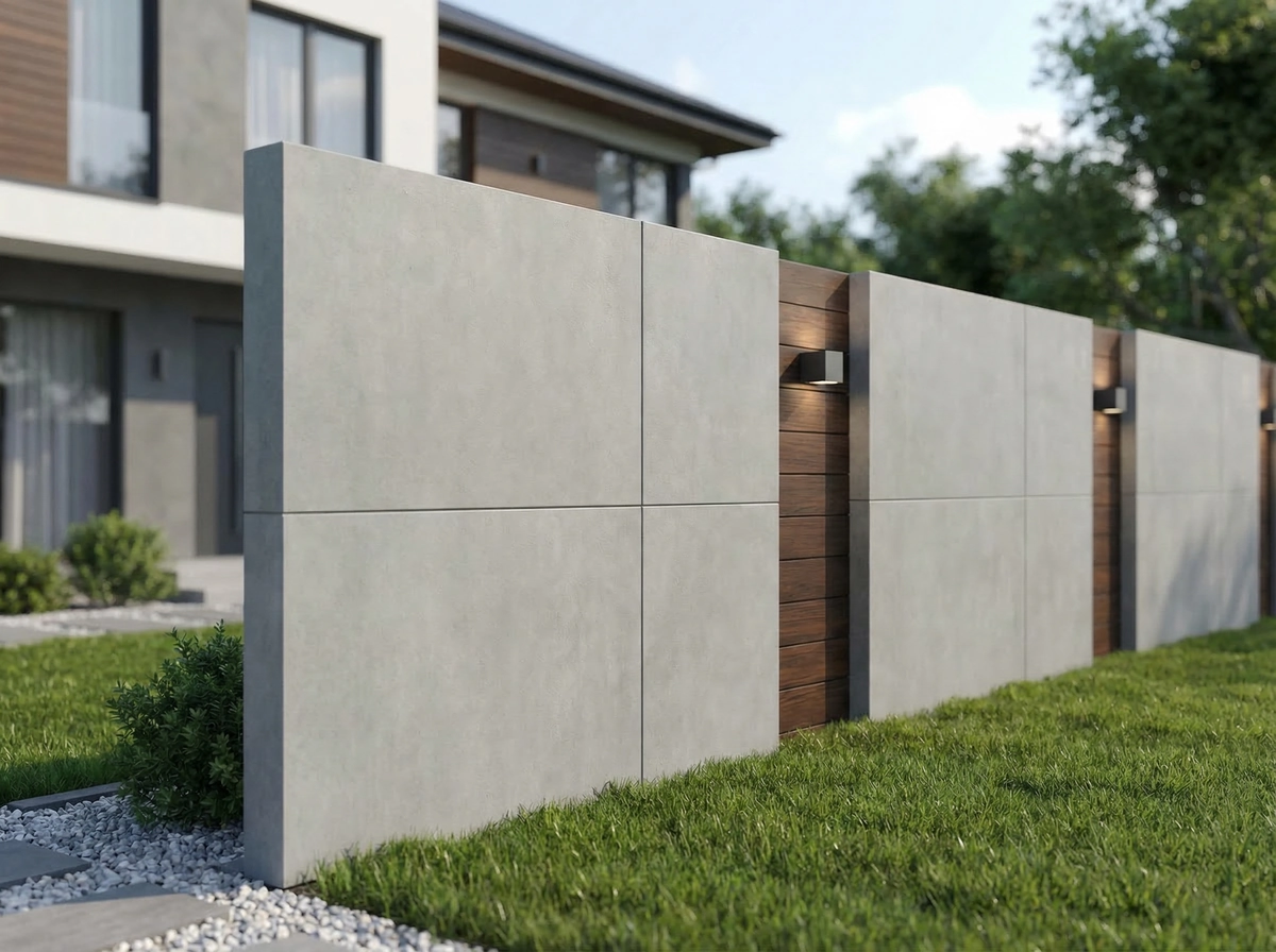 Nowoczesne ogrodzenia betonowe: trendy i zalety